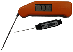 Digital stem food thermometer