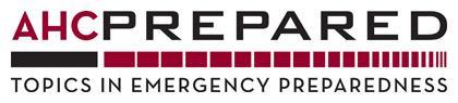 AHC Prepared Topics in Emergency Preparedness Logo