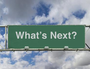 What's Next Highway Sign
